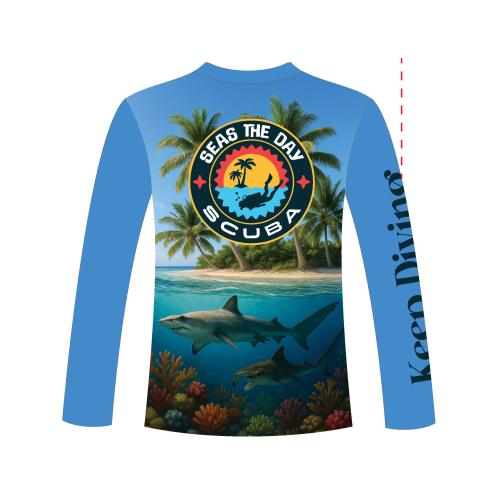 KORDRY SUBLINE SEAS THE DAY SCUBA SHIRT