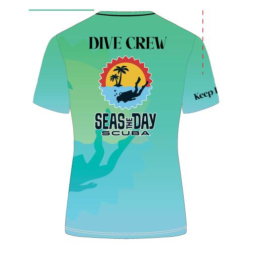 KORDRY SUBLINE SEAS THE DAY SCUBA SHIRT
