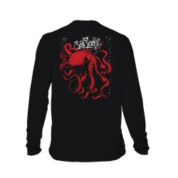 Red & Black Octo L/S Performance Black L