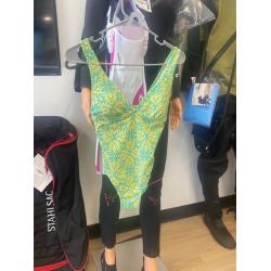 Green/Yellow One Piece Swim L