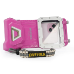 DiveVolk Underwater Touchscreen Housing for Smartphone Pink