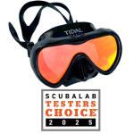 Black Mirrored Mask W/anti fog Tech