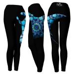 Tribal Ray Performance Leggings-M