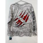 Tom Flag L/S Performance Gray Marble Shirt-XL