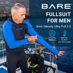 3mm Velocity Ultra 2.0 Full, Men's, Blue - ML