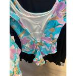 Floral Print One Piece Swimsuit