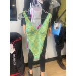 Green/Yellow One Piece Swim L