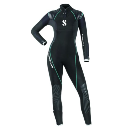 Definition Steamer 5mm Women's - Black / Turquoise - LT