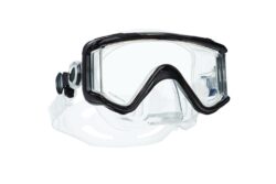 Crystal VU Plus w/Purge - Black/Gray - Clear Skirt