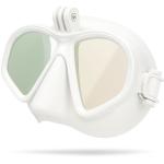 MASK, MV3 ACTION, WHITE, ULTRA CLEAR WITH MIRROR