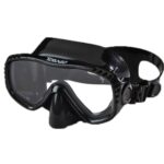 Tobago Black Silicone Dive Mask