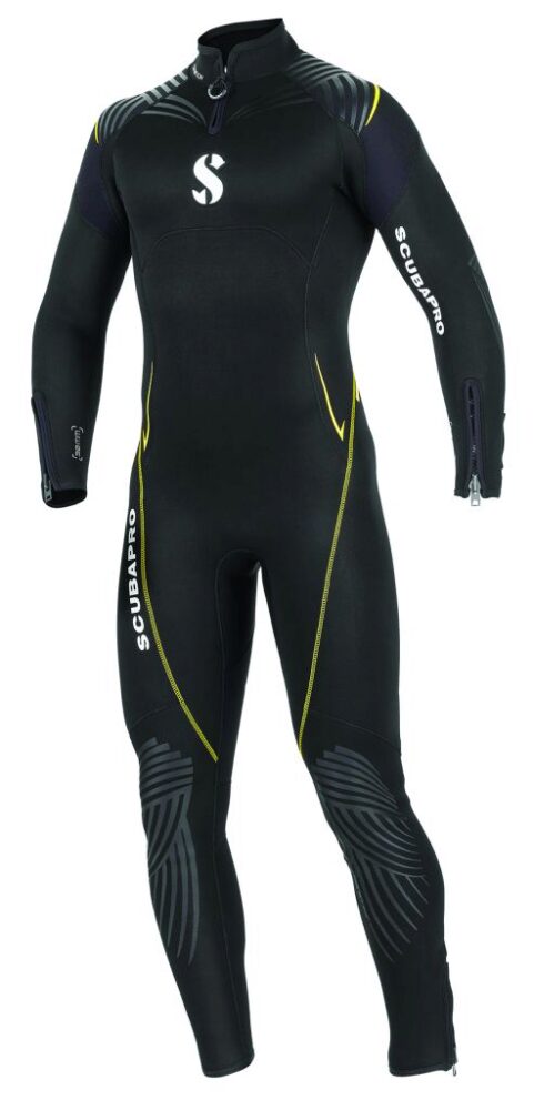 Definition Steamer 3mm Men's - Black / Yellow - Small