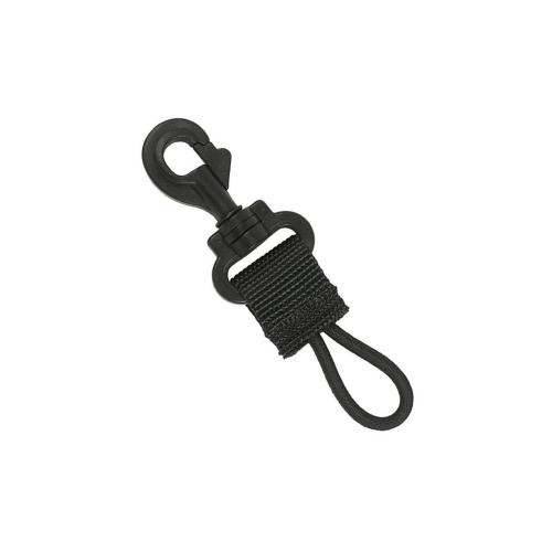 Edge Bungee Octo Keeper w-Clip Black