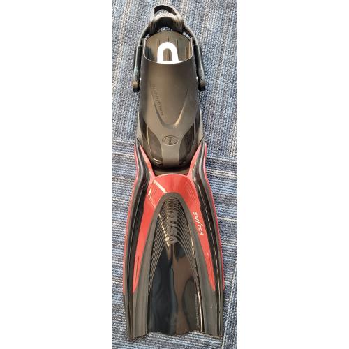 HYFLEX SWITCH FIN EXTRA LARGE METALLIC DARK RED