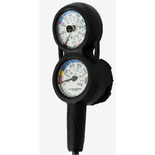 3 Gauge Analog Console (PG/DG/Comp) Rubber Hose