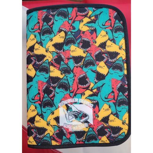 3-Ring Binder Log Book - Retro Shark - IMPRINT