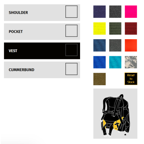 Stiletto,w/inflator, hose and RE valve-Custom