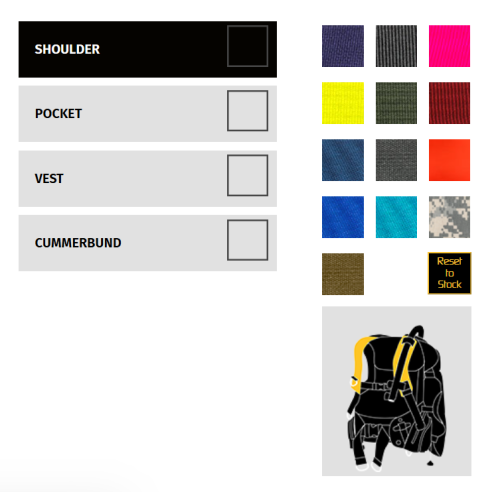 Stiletto,w/inflator, hose and RE valve-Custom