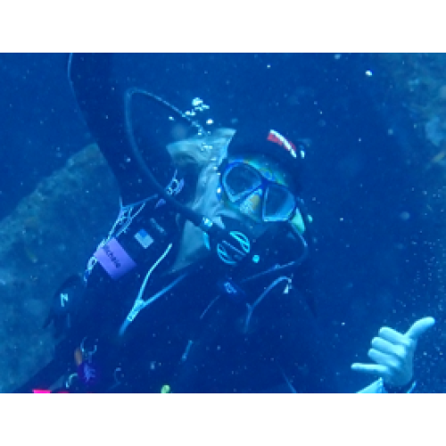 Squid Cap with "DIVE" Flag - Small - Black