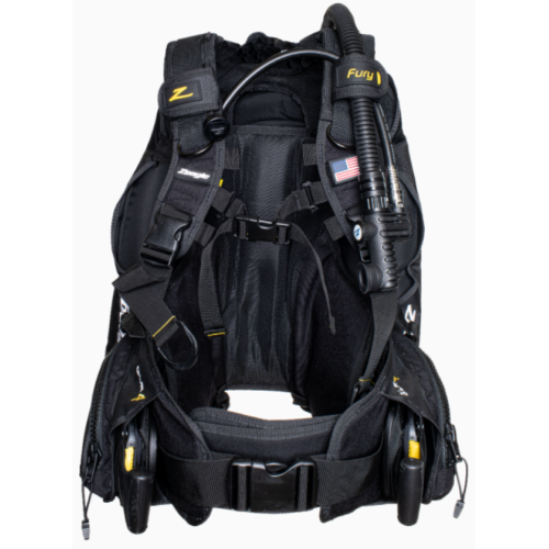 Fury QLR, w/inflator, hose and RE valve, L-XXL