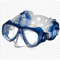 IST Pro Ear Pressure Equalization Mask Clear Blue