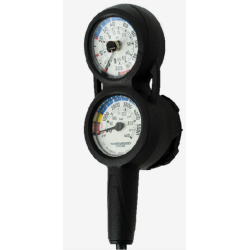 3 Gauge Analog Console (PG/DG/Comp) Rubber Hose