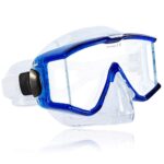 Single Lens Panoramic Mask w/Purge, T.Blue