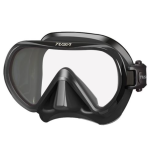 INO MASK, BLACK SILICONE, BLACK