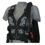 Zena Floral Front Panel (Aqua Floral)