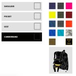 Stiletto,w/inflator, hose and RE valve-Custom