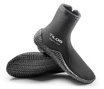 04, 3mm Trufit Titanium Zip Boot, Black