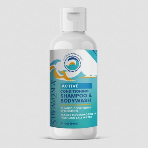 Stream2Sea Conditioning Shampoo & Body Wash  1.7 Oz