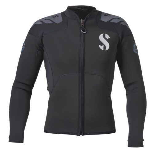 Scubapro Everflex Yulex Long Sleeve Zip-Up, 3MM, Mens