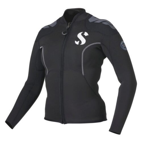 Everflex Yulex 3mm Long Sleeve Women's Zip Top Medium