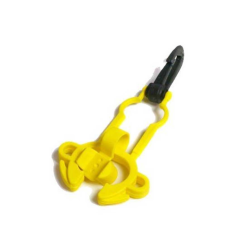 Scubapro Octopus Retainer & Plug W/Clip - Yellow
