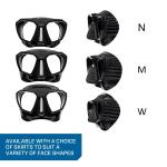 Scubapro D-Mask Scuba Diving Mask, Black Skirt