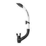 Scubapro Escape Semi-Dry Snorkel, With Purge Valve And Splashguard Barrel-Top Design, White