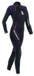 Scubapro Definition Steamer Scuba Diving Wetsuit, 3MM Women Back Zip Neoprene - Medium