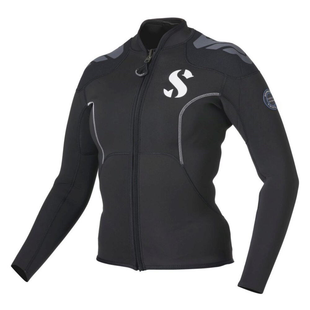 Everflex Yulex 3mm Long Sleeve Women's Zip Top Medium