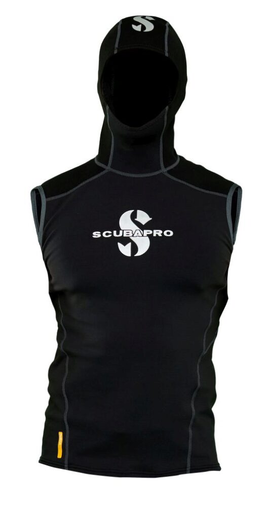 Scubapro Hybrid Hooded Diving Vest, 1MM, Mens,  Black