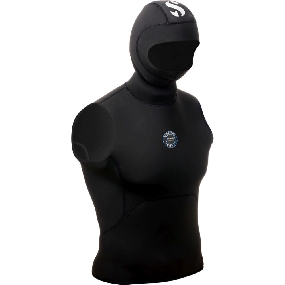 Scubapro Everflex Yulex Hooded Dive Vest, 2MM, Unisex Small