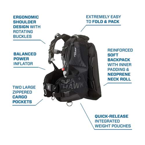 Seahawk BCD, XXL, BLK