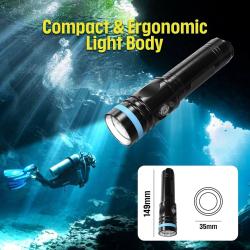 D7 NOVA-2600 Dive Light