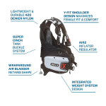 Bella w/Air2 - Black/White