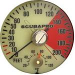 Depth Gauge Capsule w/Temp Std - Imperial