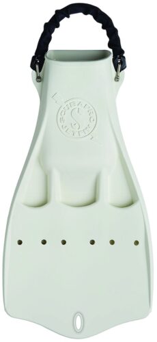 Jet Fin w/Spring Heel Strap - White