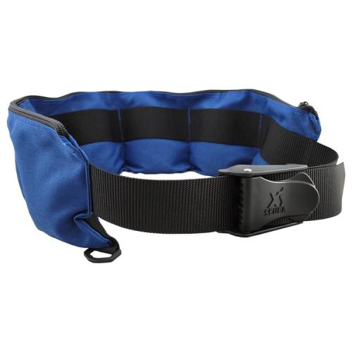 Weight 6 POCKET WEIGHT BELT BLUE-ZIPPER POCKETS