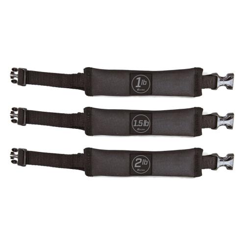 WEIGHT: BLACK PAIR 1lb ANKLE WEIGHTS