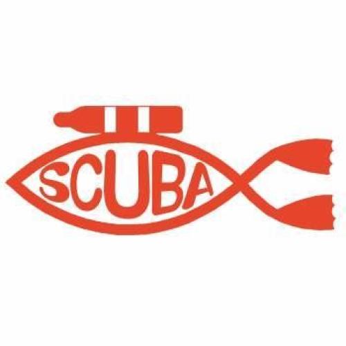 STICKER SCUBA STICKER 5"