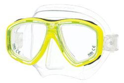 FREEDOM CEOS MASK YELLOW w/ CLEAR SKIRT